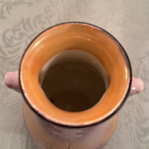 Cherry Blossom purple and peach Lusterware Vase - Picture 5 of 8